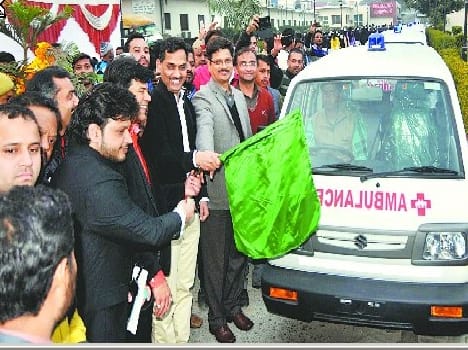 Mission Hospital said 30 ambulances gift
