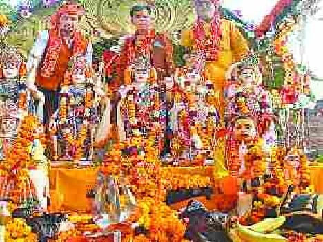 Religious procession in Amethi