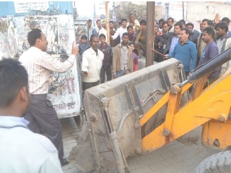 JCB stood in front of the dealer
