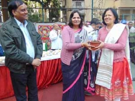 Floral decor , artistic appreciation of Rangoli