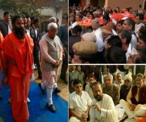 aacharya baldev, kalva, baba ramdev, governer, health minister, pillukhera, gurukul, haryana