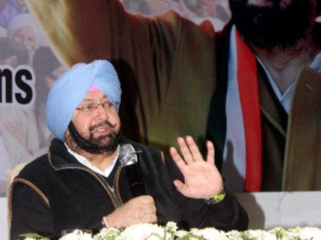 captain amrinder singh open challange to sukhbir badal