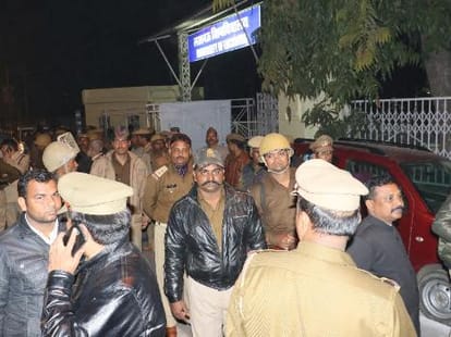 Ruckus in Lucknow University.