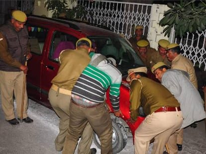 Ruckus in Lucknow University.