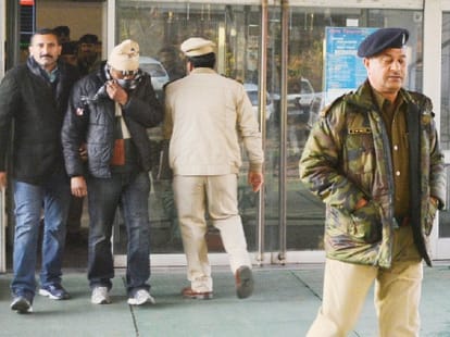 sewage treatment plant contractor arrested in shimla.