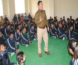 police pathshala for school children.