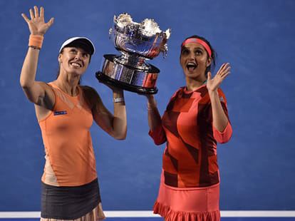 sania and martina win australia open