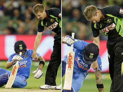 virat kohli and james faulkner
