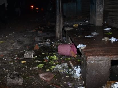 firing on Muslims protesting at aagra