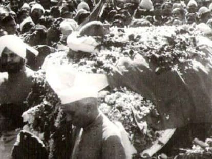 Mahatma Gandhi last day.