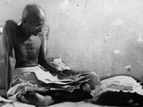 Mahatma Gandhi's ghost,