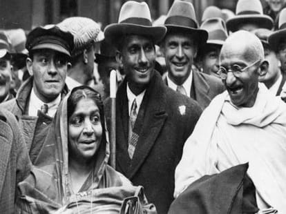 Mahatma Gandhi's ghost,