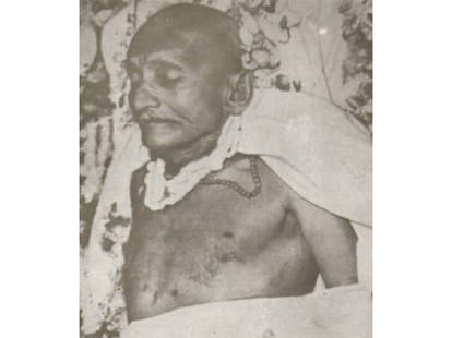 Mahatma Gandhi last day.
