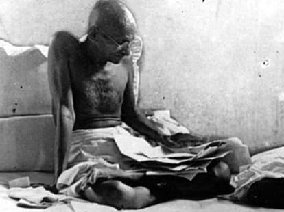 Mahatma Gandhi last day.
