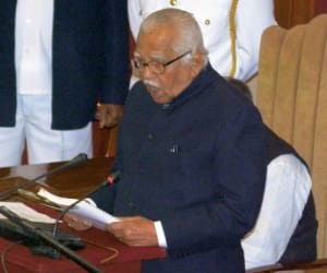 UP governor praises state govt.