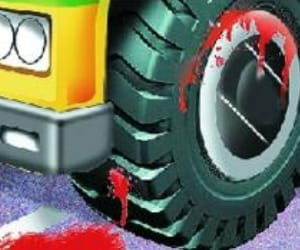 Upturned trolley full of pilgrims, three injured