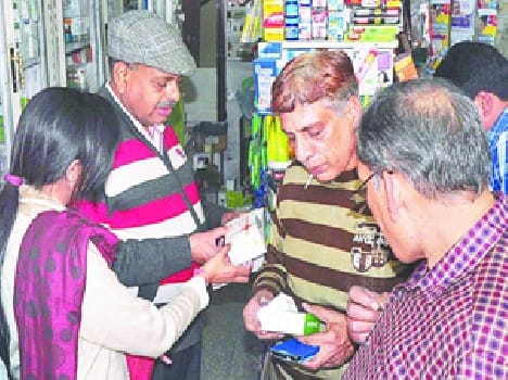 Raid at medical stores