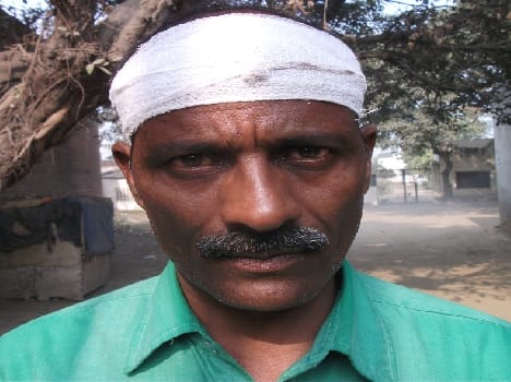 Dbangon attacked the police team , home guard injured