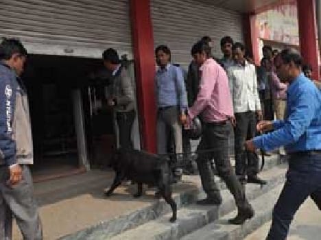 The thief took cash and clothes shopping malls