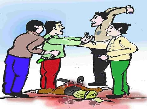 car driver and guard agitate at rohad toll plaza