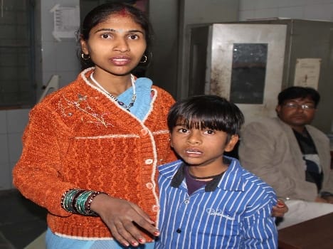 child drank acid in confusion