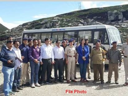 cng buses in rohtang national green tribunal himachal govt.