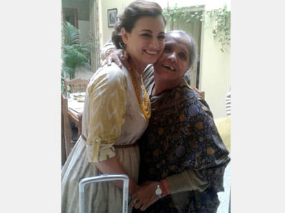 diya mirza in varanasi