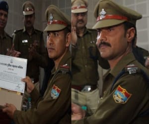daroga honored for arresting suspected.