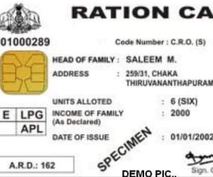 Orders to inspect bogous ration cards