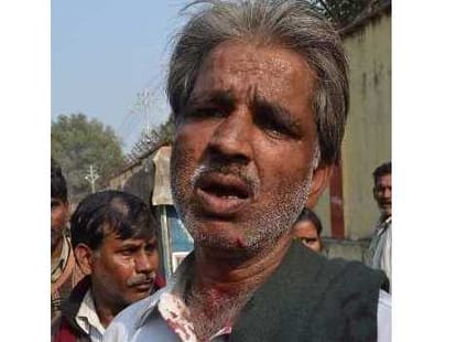 SP leader died get beaten.