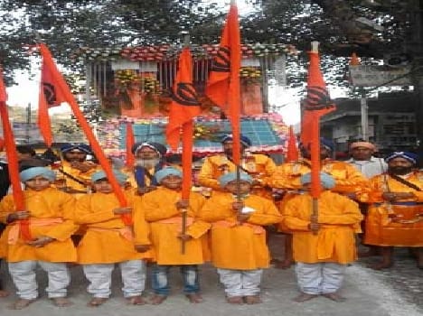 Lights out on procession
