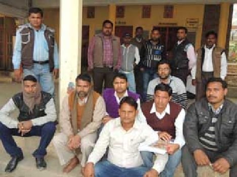 TET conflict Hrihrnath temple town of Front officials present at the meeting .