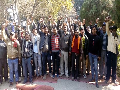 the protest is continue in dudhva 