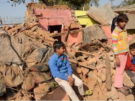 Encroachment removed