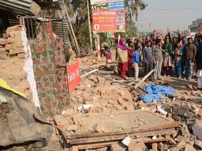 Encroachment removed