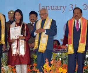 Lucknow university convocation day.