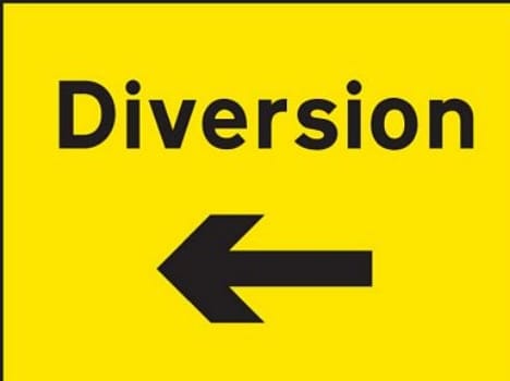 Changes in traffic for three days