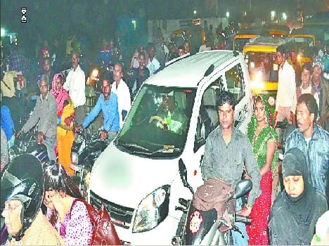 Moradabad, Bareilly and could not go on Monday night