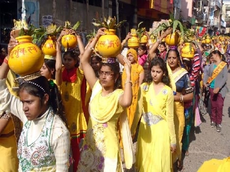 Urn with journey began 24 Kundiy Gayatri Mahayagya
