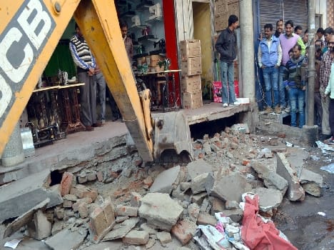 action against the encroachment