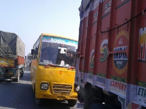 6 hour traffic jam in mathura