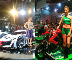 105 buses from the metro station every day for Auto Expo