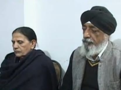 daughter of India returned home from refugee camps in Germany