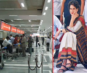  priyanka gandhi co passenger said he has bomb on igi airport