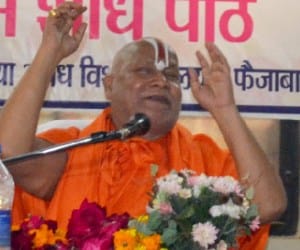 Rambhadracharya speaks about Ram temple in Ayodhya.