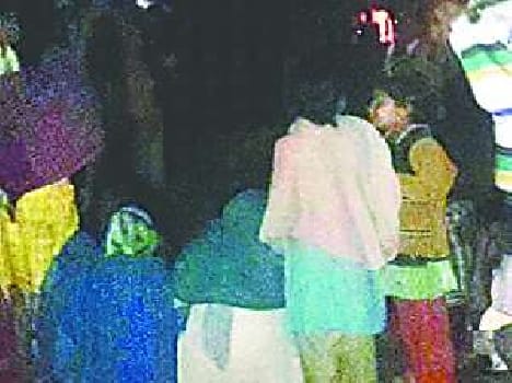 young man trampled by vehicle