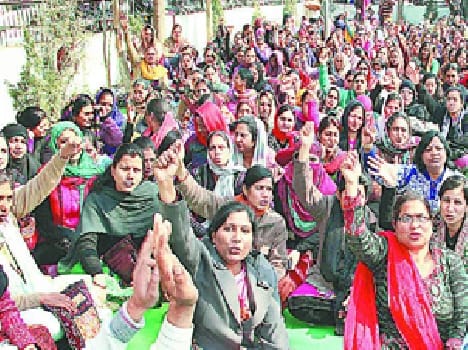 Teachers protest