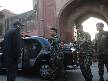 nepal army chief visited tajahal