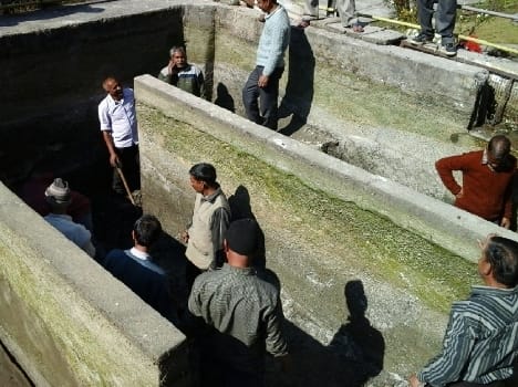 IPH water supply tanks in kangra palampur.