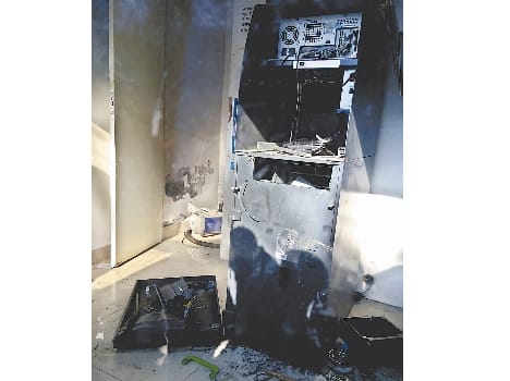 attempt to atm robbery in chamba himachal.